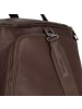 Piquadro Carl Reisetasche Leder 51 cm Laptopfach in dark brown