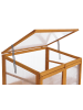 MCW Gewächshaus Q13 Frühbeet Fenster verstellbar, Natur