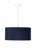Licht-Erlebnisse Pendelleuchte Ø 40 x (T)102 cm in Weiß Nachtblau