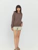 MAZINE Sweatshirt Monica in deep taupe