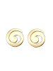 Elli Ohrringe 925 Sterling Silber Spirale in Gold