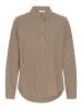 Kaffe Langarm - Hemd KAnaya Regular fit in Brindle