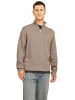 Jack & Jones Pullover JPRBLAMILANO STITCH KNIT HALF ZIP in Beige
