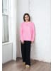 Salzhaut Hoodie ACKERLÜNNING in Offwhite-Neonpink