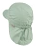 Sterntaler Schirmmütze mit Nackenschutz Basic in hellgrün