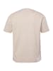 Men Plus Kurzarm T-Shirt in natur melange