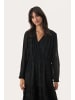 PART TWO Kleid MunyaPW Lockere Passform in Black Scratch Print