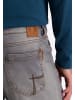 Timezone Jeans Regular Fit Gerade Used Look in Grau