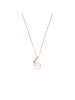 Steel_Art Halskette Damen mit Anhänger Fiona rose goldfarben in rosegoldfarben