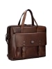 The Bridge Lorenzo Aktentasche Leder 39 cm Laptopfach in marrone