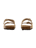 Divine Factory Pantoletten aus Sierra-Leder Beige