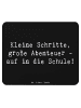 Mr. & Mrs. Panda Mouse Pad Spruch Schulanfang Abenteuer mit Spruch in Schwarz