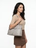 Cluty Handtasche echt Leder in grau