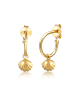 Elli Ohrringe 925 Sterling Silber Muschel in Gold