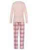 VIVANCE DREAMS Pyjama in blau-rosa