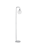 Beliani Stehleuchte OKAVANGO in Silber/Transparent - (W) 17 x (H) 164 x (L) 17 cm
