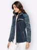 WITT WEIDEN Fleece-Jacke in marine-meliert