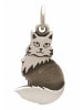 Gemshine Halskette mit Anhänger Flauschige Katze FLUFFY in silver coloured