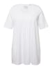 Ulla Popken Shirt in schneeweiß