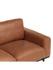Beliani 3-Sitzer Sofa SOVIK in Braun - (W) 215 x (H) 72 x (L) 87 cm