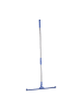 relaxdays Wasserschieber in Silber/ Blau - (B)52 x (H)84–135 cm