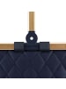 Reisenthel Carrybag - Einkaufskorb (cord dark matcha) in frame rhombus midnight gold
