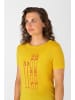 super.natural Merino T-Shirt W SKIING TEE in gelb