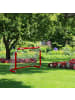 relaxdays 2 x Fußballtor in Rot - (B)150 x (H)110 x (T)75 cm