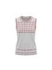 Malo Grau Seide Damen Pullover