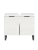 ebuy24 Waschbeckenunterschrank Riff Weiß 70 x 34 cm