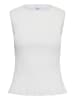 SAINT TROPEZ Ärmellose Bluse NaciaSZ Fitted in Bright White