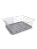 relaxdays Abtropfgestell in Silber- (B)30,5 x (H)40,5 x (T)13 cm
