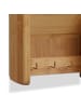 relaxdays Schlüsselbrett in Natur - (B)15 x (H)49,5 x (T)7,5 cm