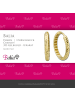 BALIA Gold 333 Damen Creolen Cut Ohrringschmuck ca. 21mm