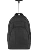 normani Rucksack mit Trolleyfunktion 30 Liter Yori in Schwarz