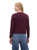 CARTOON Strickpullover mit Rundhalsausschnitt in Dark Aubergine