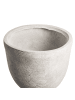 Beliani Outdoor Blumentopf LIXOURI in Grau - (W) 47 x (H) 40 x (L) 47 cm