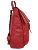 Samantha Look Rucksack echt Leder in rot