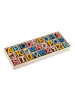 relaxdays 324tlg. Holzbuchstaben Set in Bunt