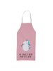 Mr. & Mrs. Panda Grillschürze Einhorn Fitness mit Spruch in Rot Pastell