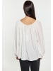 usha BLACK LABEL Damen Bluse in Wollweiss