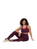 Ulla Popken Leggings in dunkle pflaume