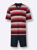 hajo Shorty in marine-rot-geringelt