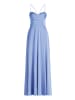 Vera Mont Abendkleid mit Wasserfallausschnitt in Smoky Lavender