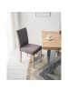 home24 home24 Polsterstuhl (2er Set) - Grau - Webstoff & Massivholz Eiche - 42.0 x 91.0 x 56.0 cm in Grau