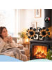 relaxdays Kaminventilator in Schwarz - (B)25 x (H)13,5 x (T)11 cm