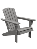 Outsunny Adirondack-Gartenstuhl 74B x 89T x 87H cm Grau