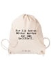 Mr. & Mrs. Panda gym tasche Nur die besten Mütter... mit Spruch in Creme