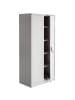 tectake Aktenschrank  180 x 90 x 40 cm, grau