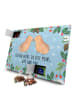 Mr. & Mrs. Panda Tee Adventskalender Capybara Liebe mit Spruch in Eisblau